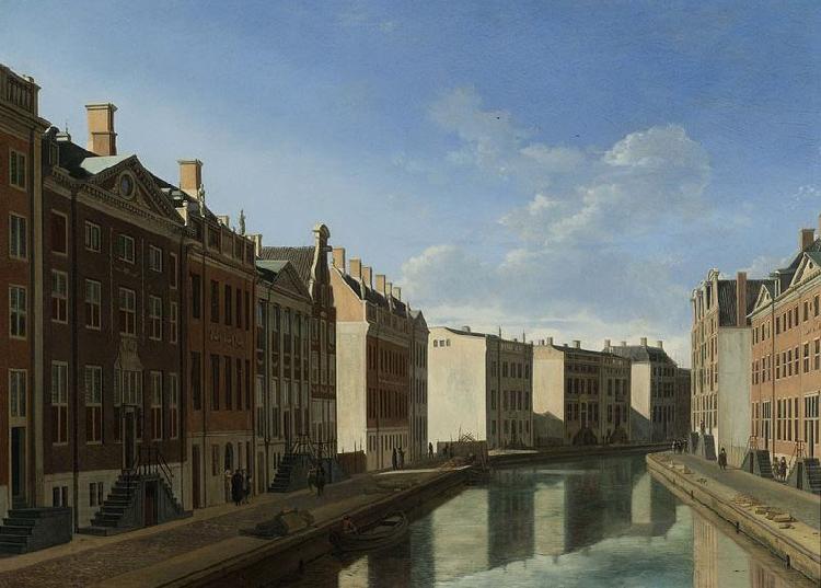 BERCKHEYDE, Gerrit Adriaensz. The Bend in the Herengracht China oil painting art